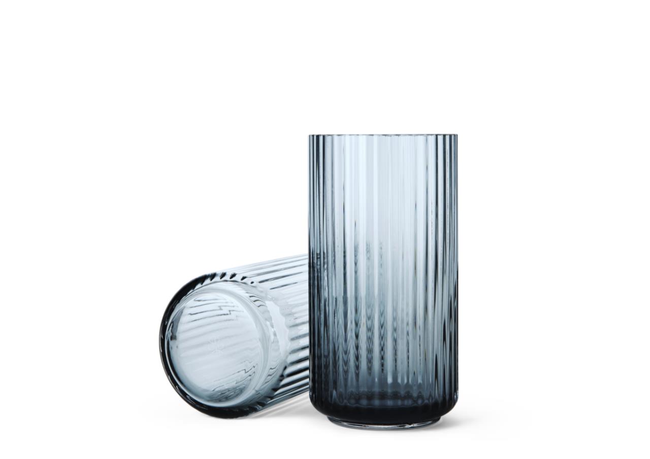 Lyngby Vase, 20.5cm, Midnight Blue