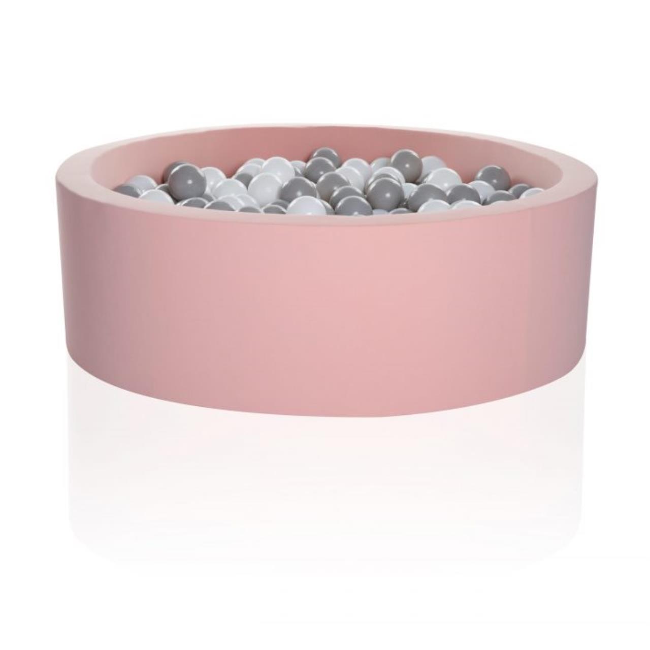 Bällebad rund, rosa