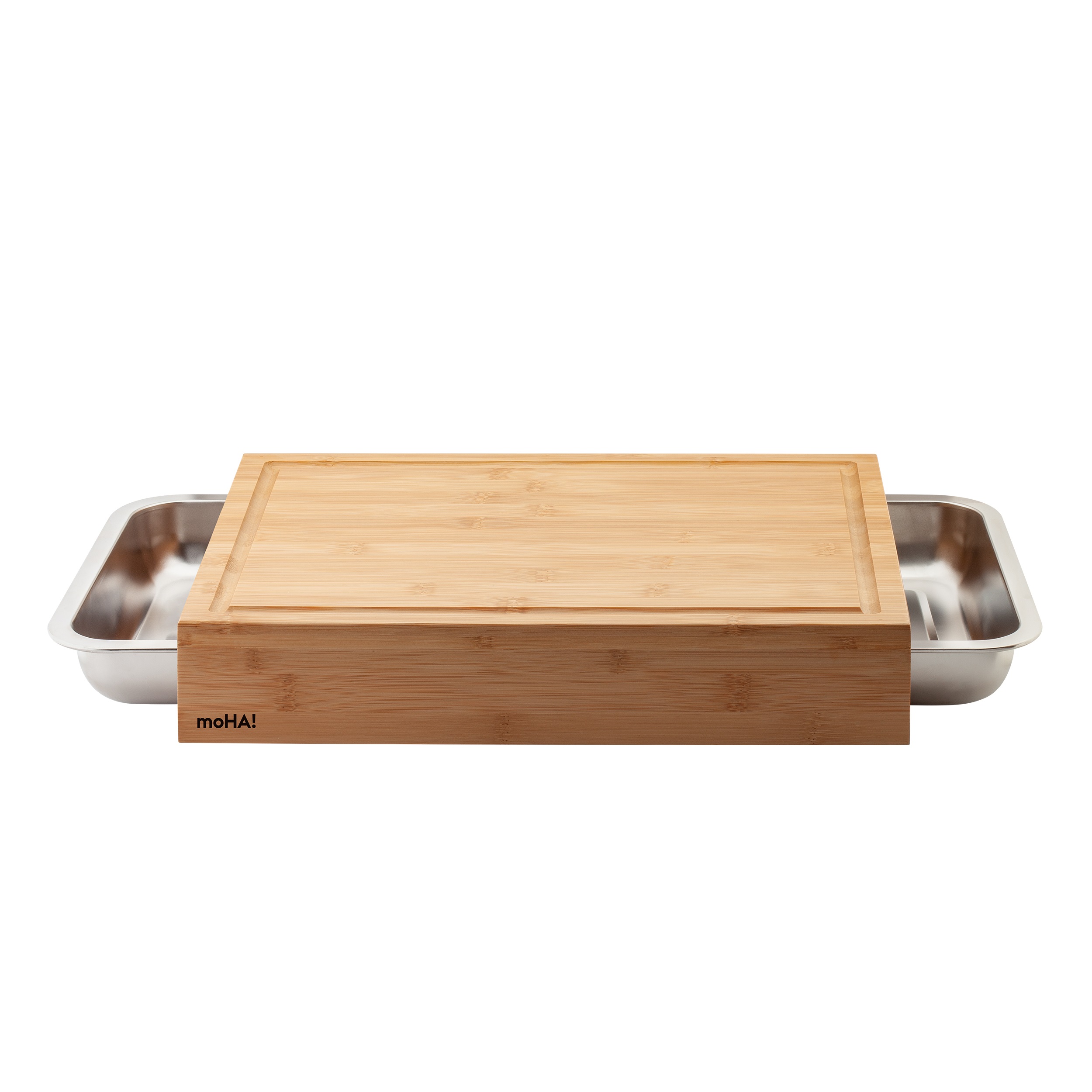 Bamboo Multifuntions-Schneidebrett 40x30x7.5cm
