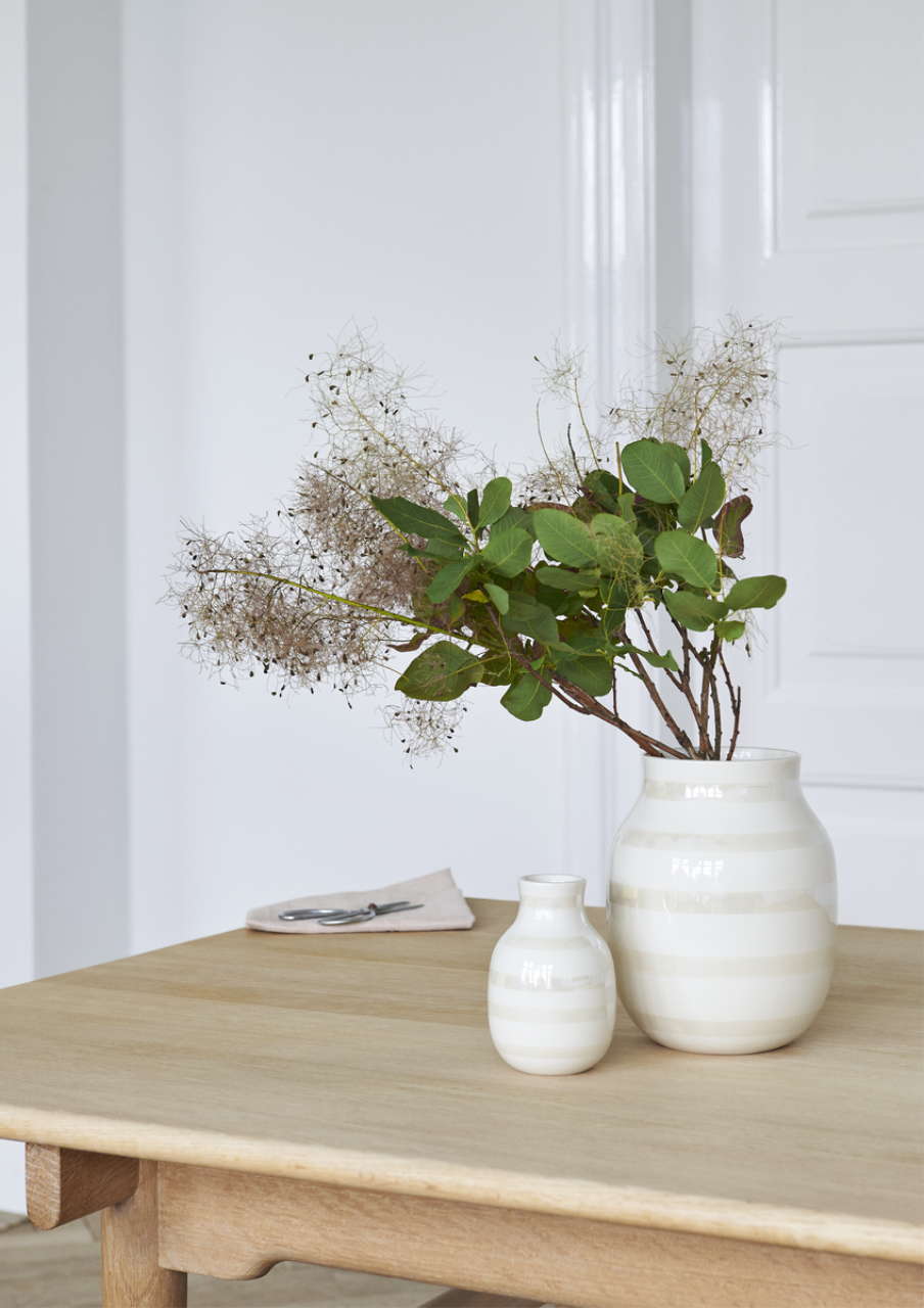 Omaggio Vase, 12.5cm, Perlmutt