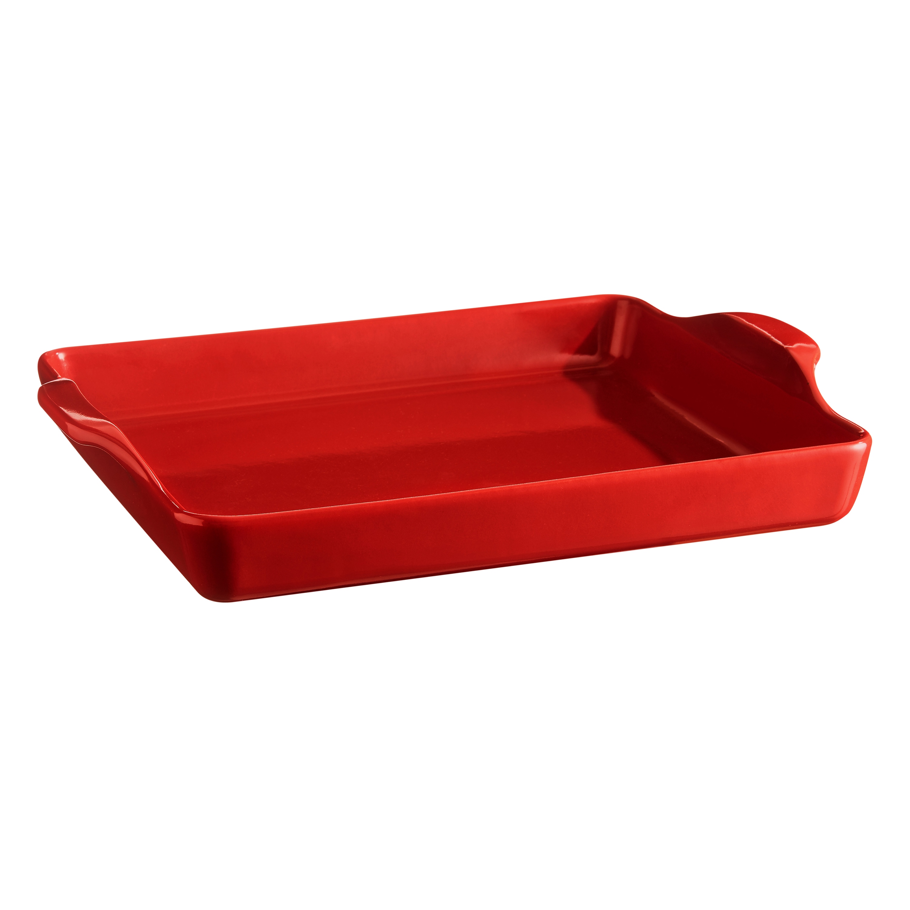 Focaccia Form Keramik rot 40.5x31.5x6.9cm