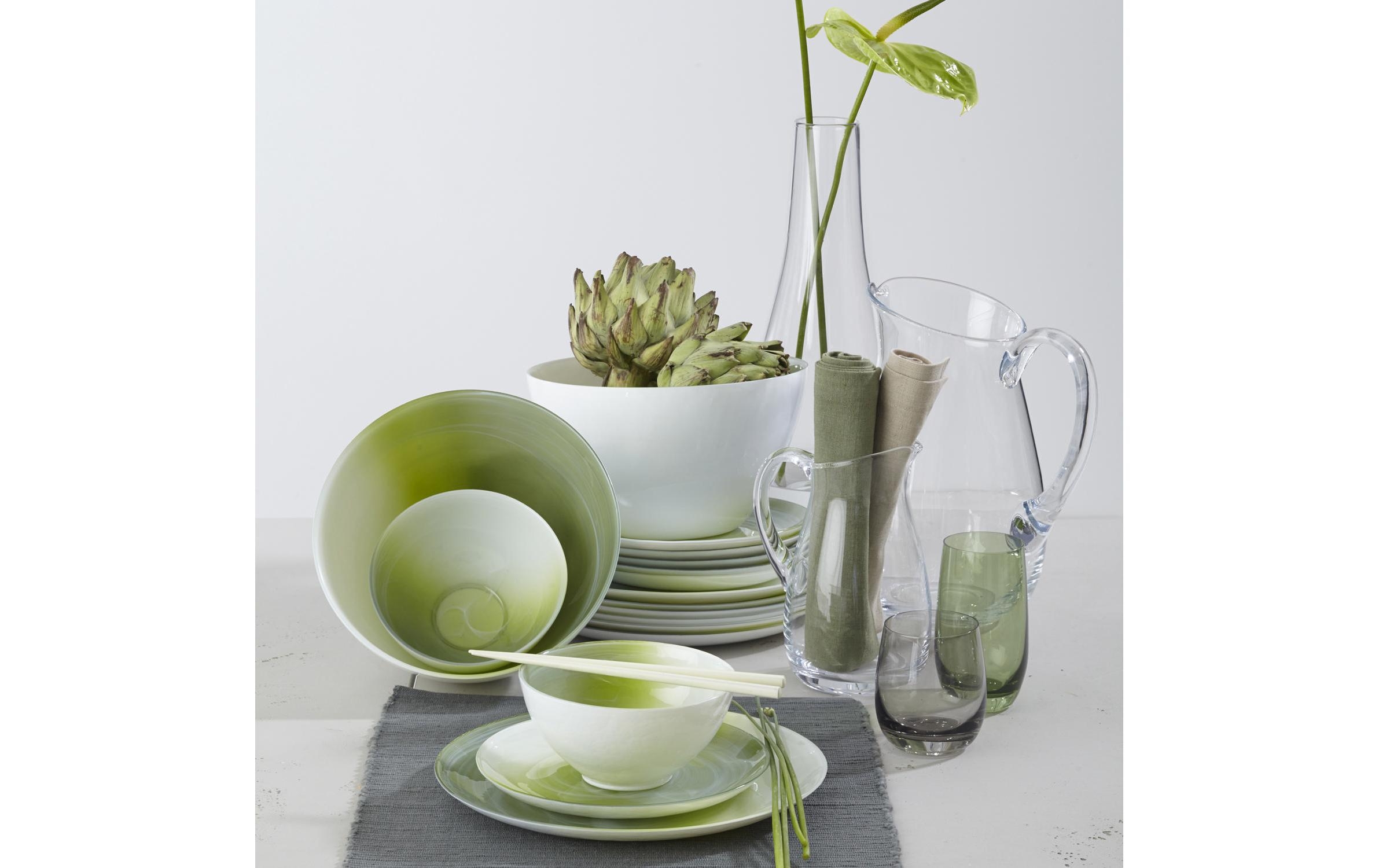 Leonardo Krug Giardino 1 Liter Töpferei, Tasse, Pflanze, Glas, Porzellan