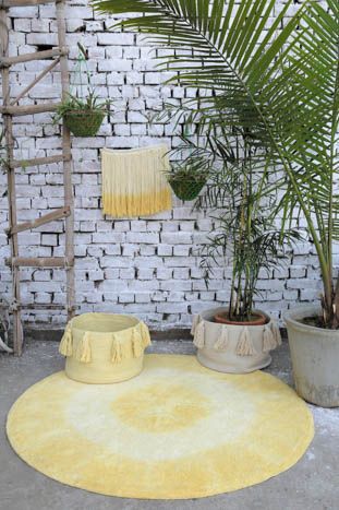 Rug Tie-Dye Yellow