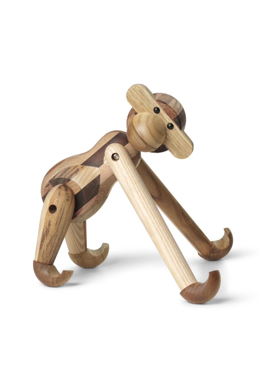 Affe Reworked Anniversary mittel, 28cm, gemischtes Holz