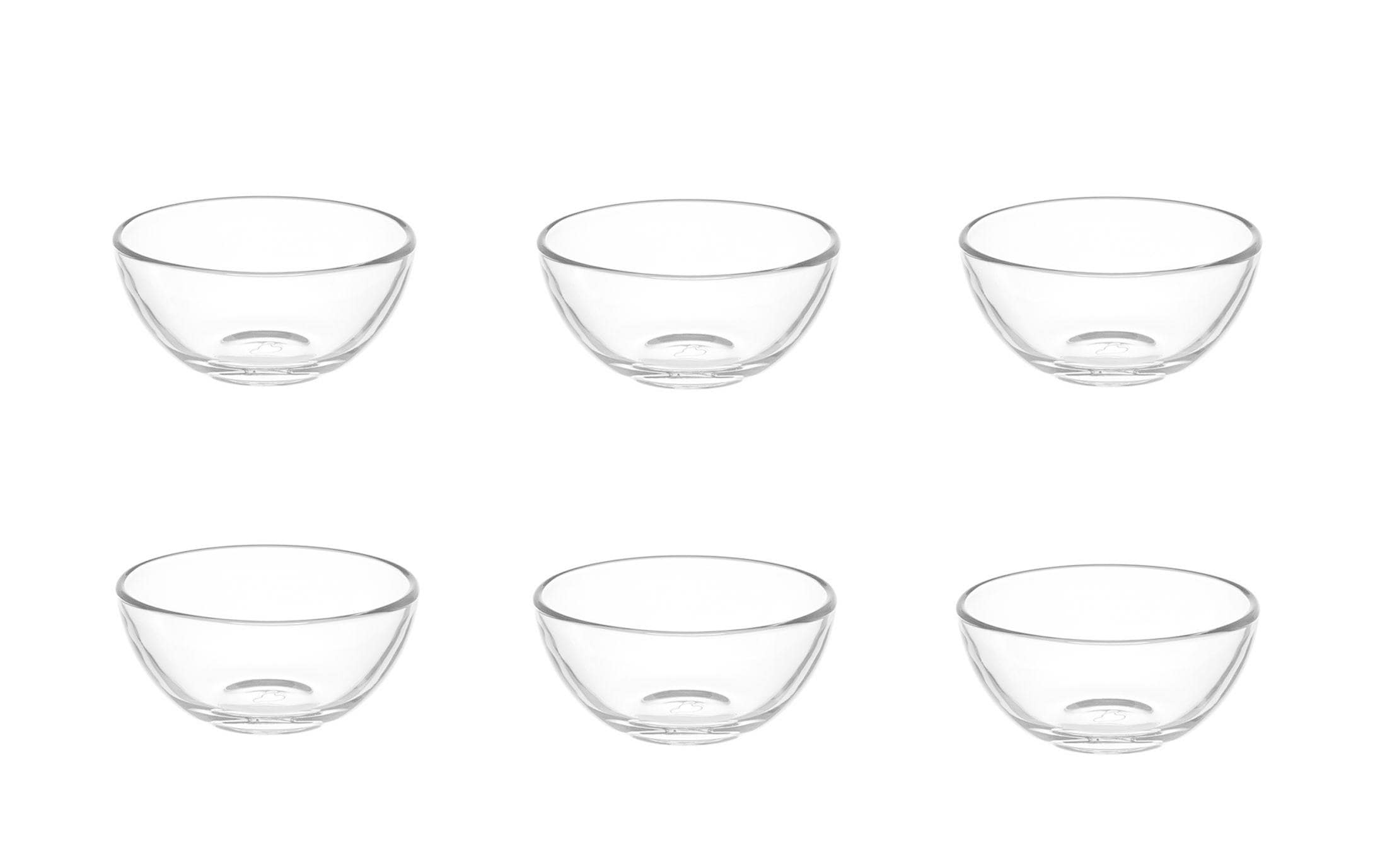 Leonardo Schale Cucina 10cm 6er Set Glas, Schüssel, Rührschüssel