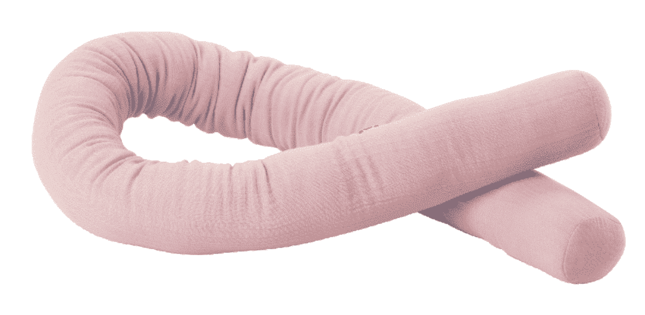 Kinderwagenschlange Muslin, Rosa