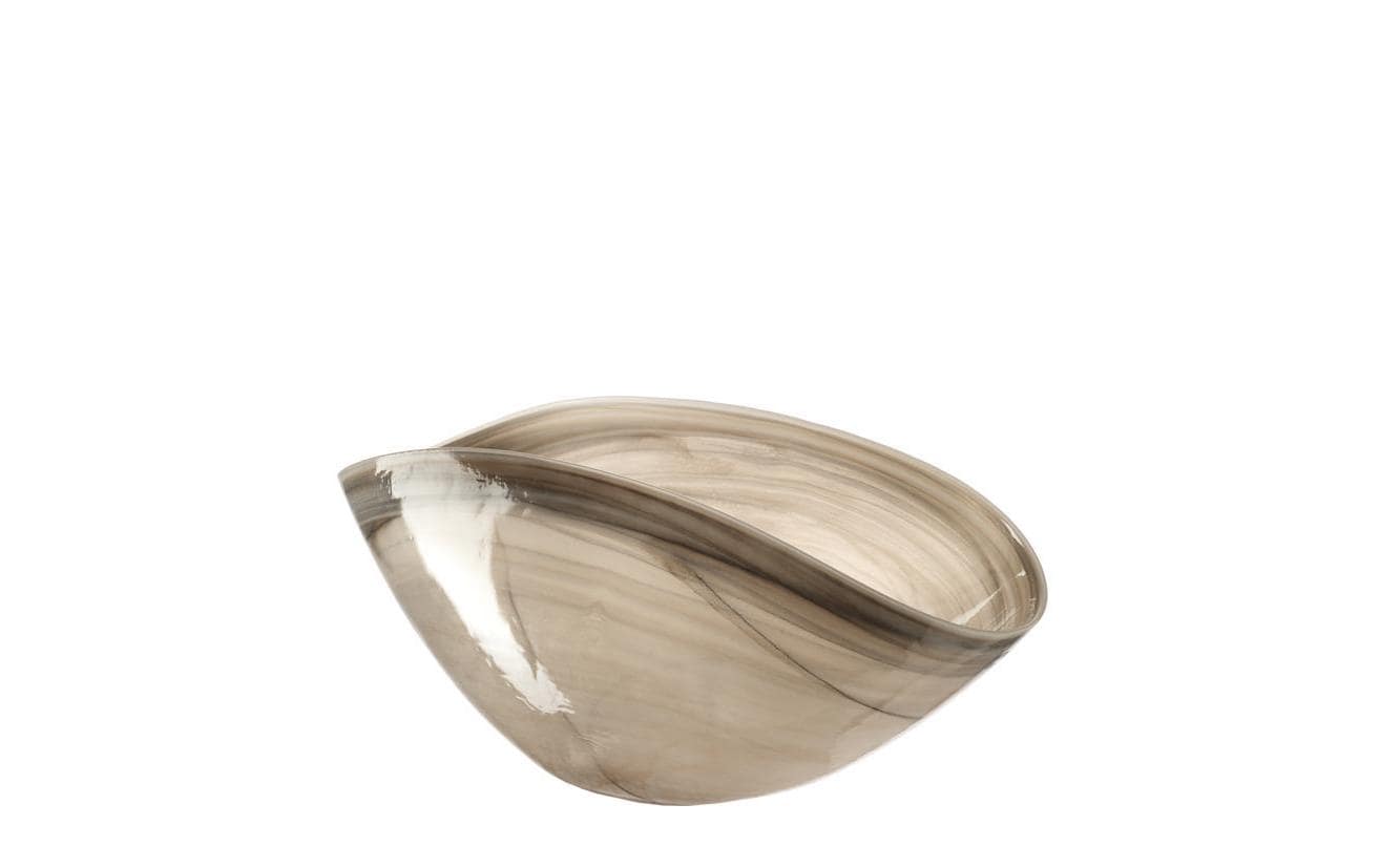 Leonardo Schale Albastro 38x20cm Muschel, Leben im Meer, Meeresfrüchte, Töpferei