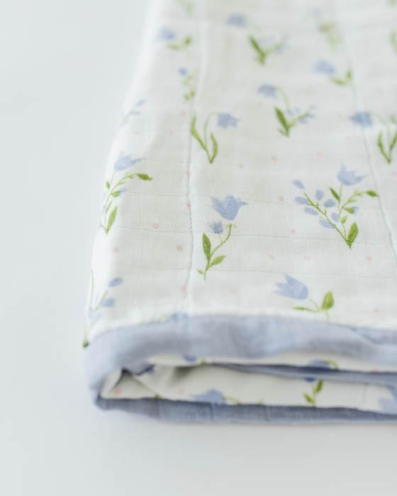 Deluxe Muslin Quilt - Blue Bell