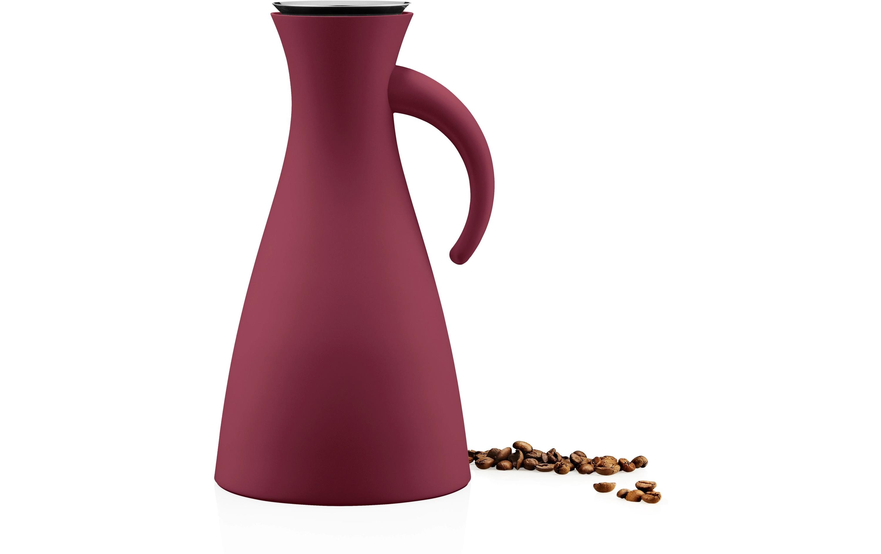 Kaffeekanne, Vase, Karaffe, Kunststoff, Weinrot