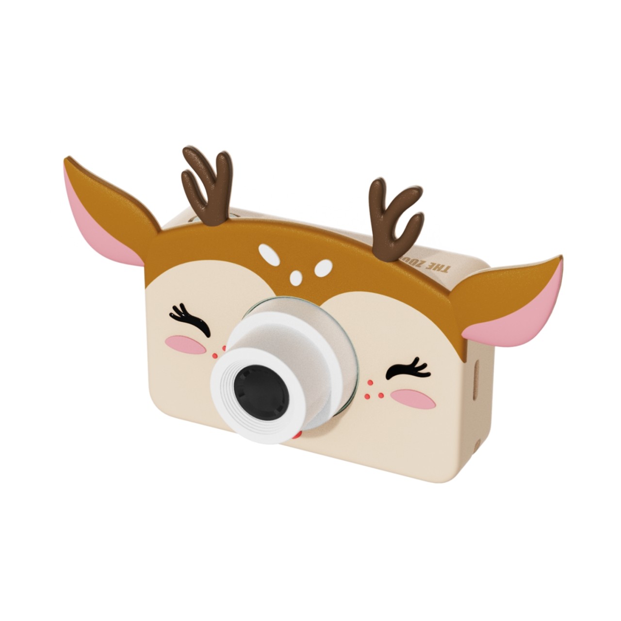 kamera, kinderkamera, rehe, tiermotiv, spielzeugkamera