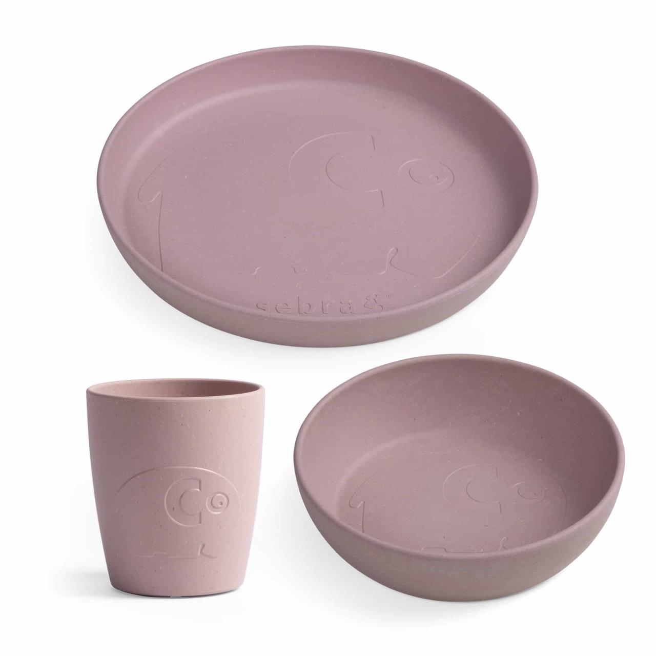 MUMS, Geschirr-Set, rosa