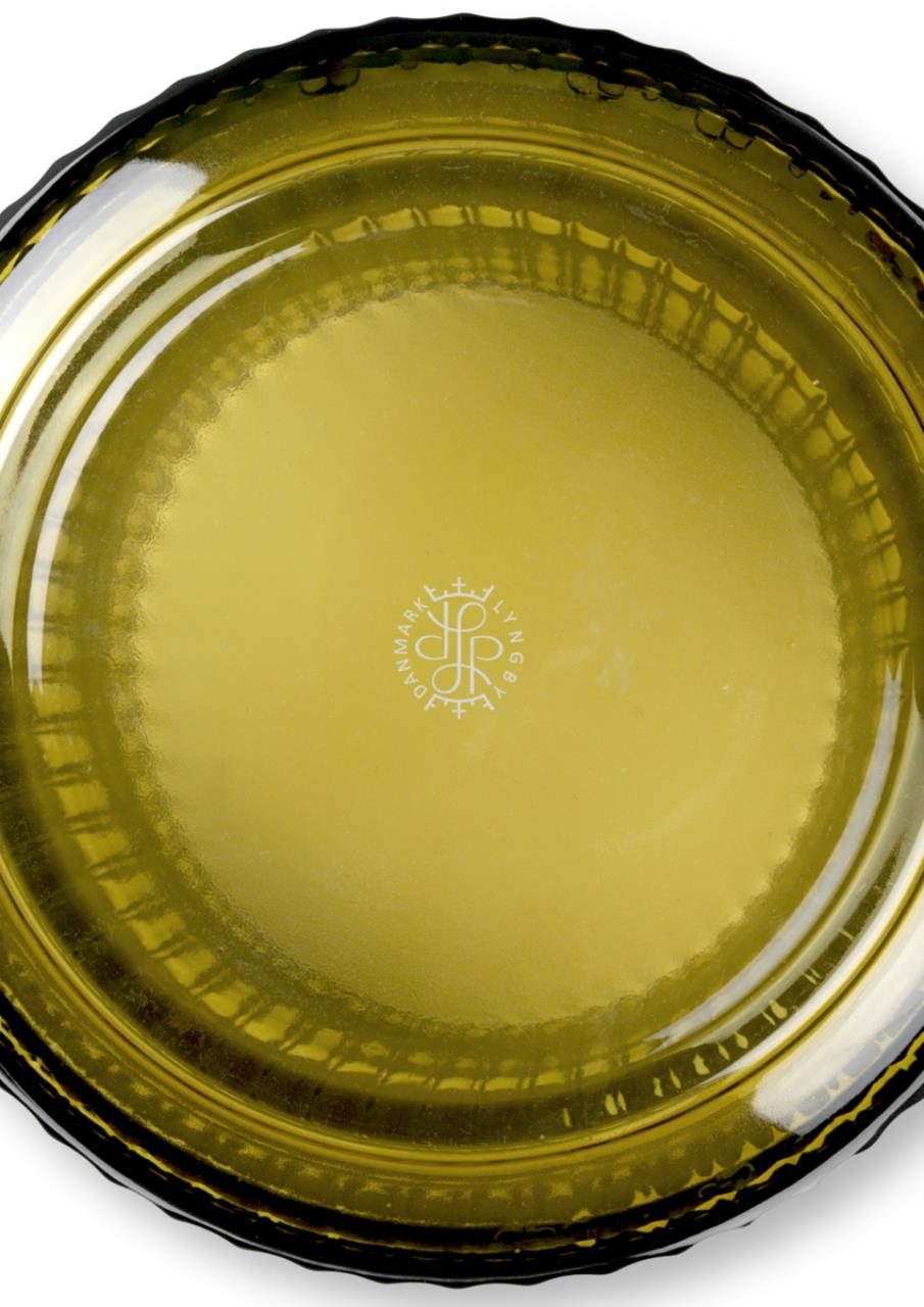 Lyngby Vase, 31cm, Olivgrün