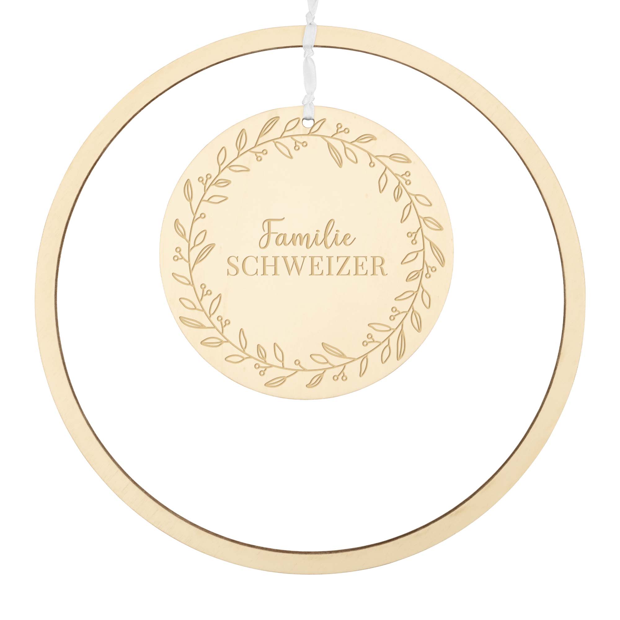 Holz Loop "Familienname" Holz Loop "Familienname"