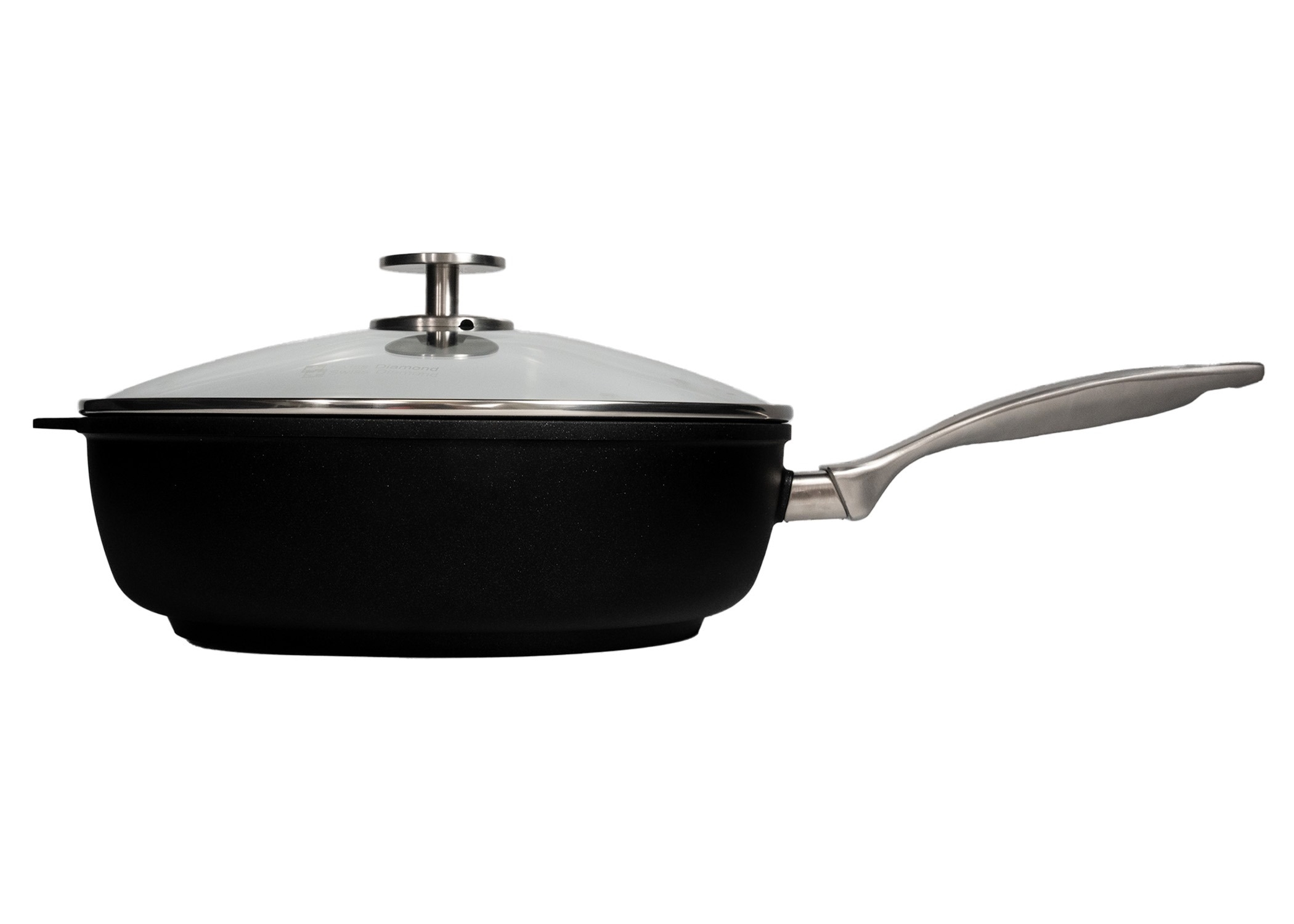 CXD Induktion Bratpfanne/Deckel ohne PFAS 28cm Kochtopf, Kochgeschirr, Deckenventilator, Gerät, Elektrisches Gerät