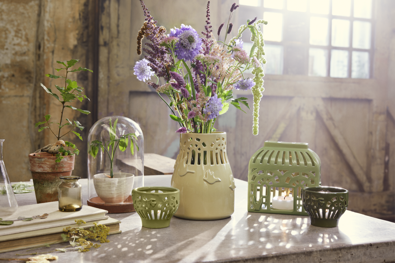 Orangery Vase, 18cm, Sweet Honey