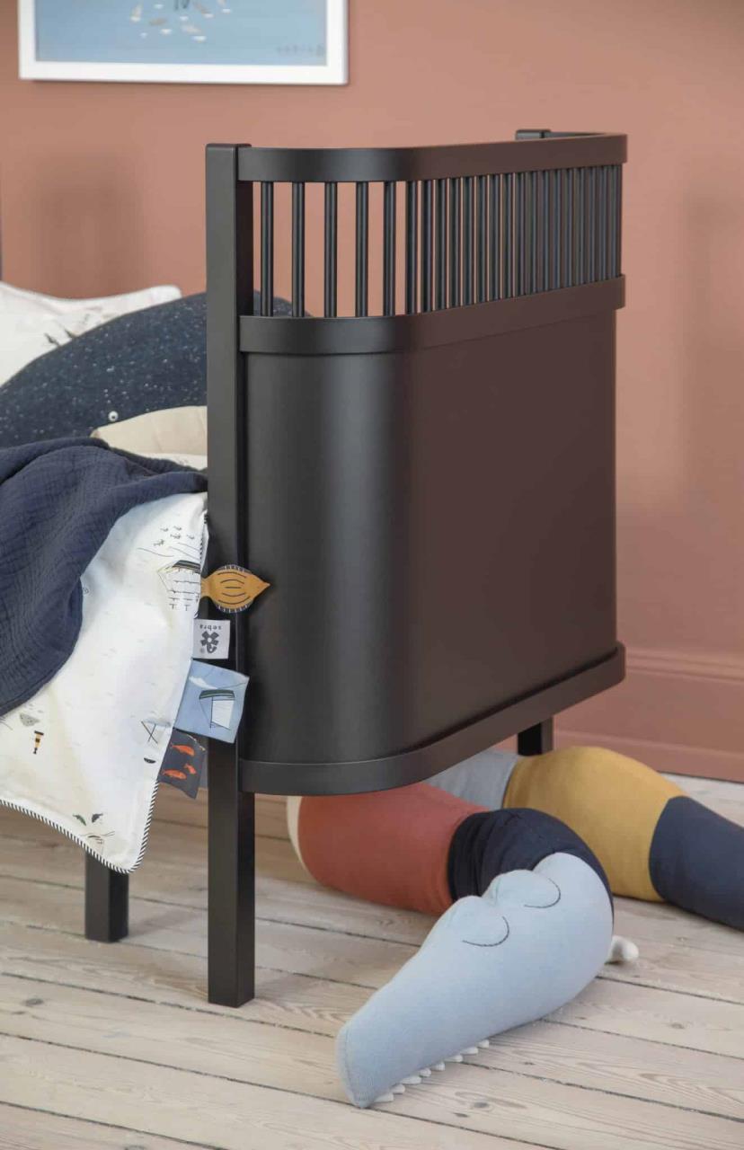 Das Sebra Bett, Baby & Junior, schwarz
