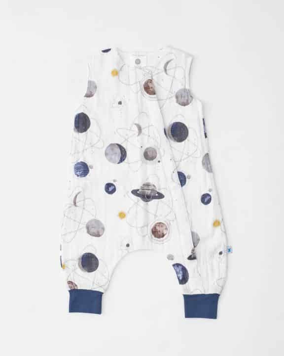 Cotton Muslin Sleep Romper Gr. XL - Planetary