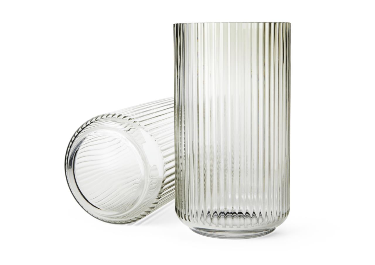 Lyngby Vase, 31cm, Smoke