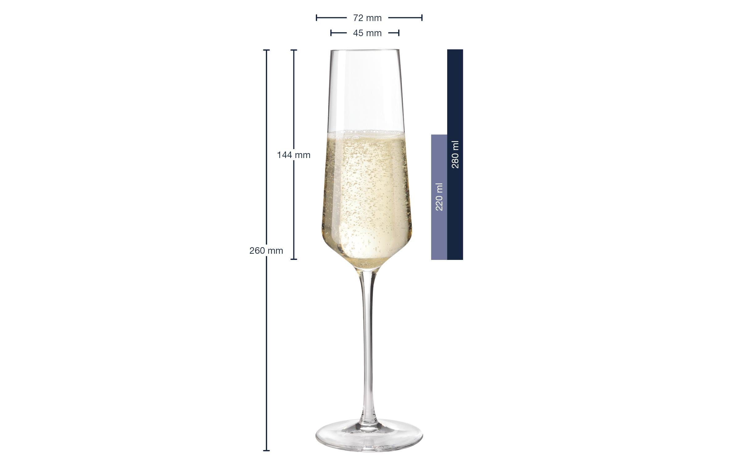 Leonardo Sektglas Puccini 280ml