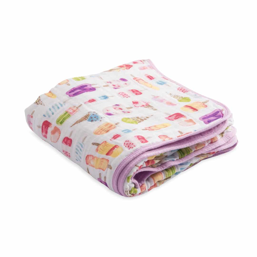 Cotton Muslin Quilt - Brain Freeze