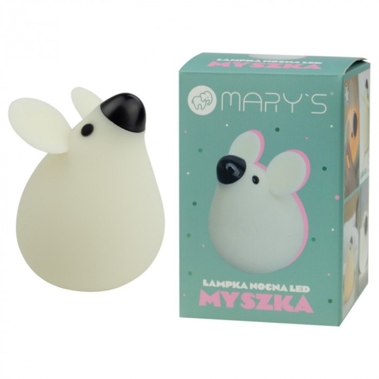 Flasche, LED-Lampe, Maus, Nachtlicht, Kleines Deko-Objekt, Mary's