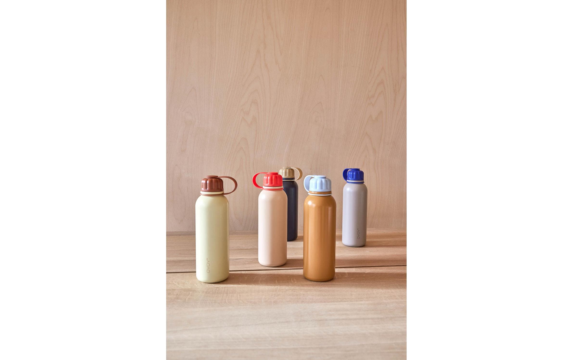 OYOY Trinkflasche Pullo Caramel/IceBlue