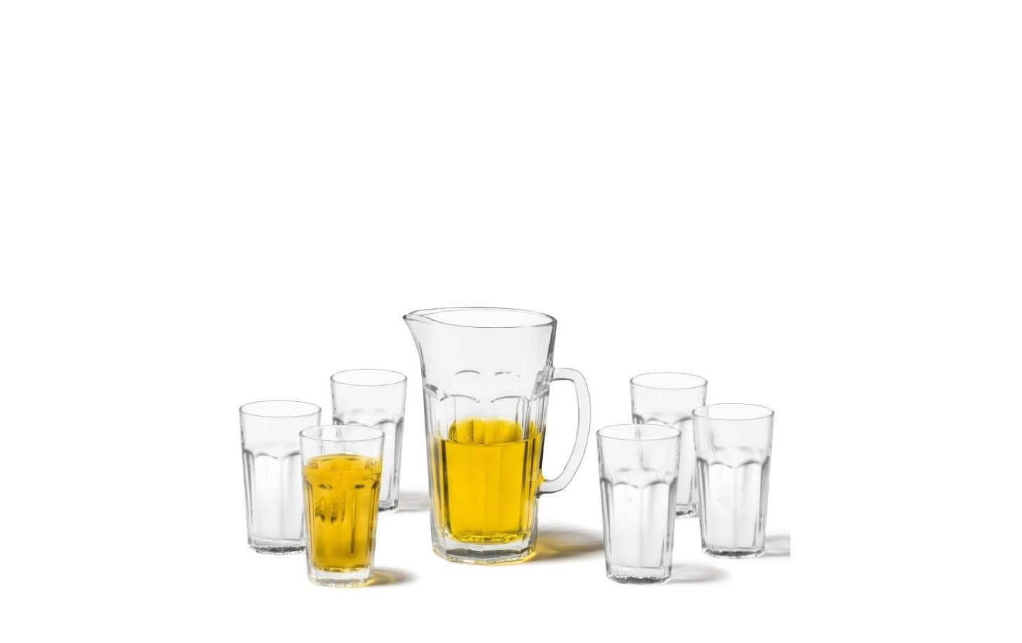 Leonardo Glas und Krug Set Rock Glas, Tasse, Bier, Getränk, Bierglas