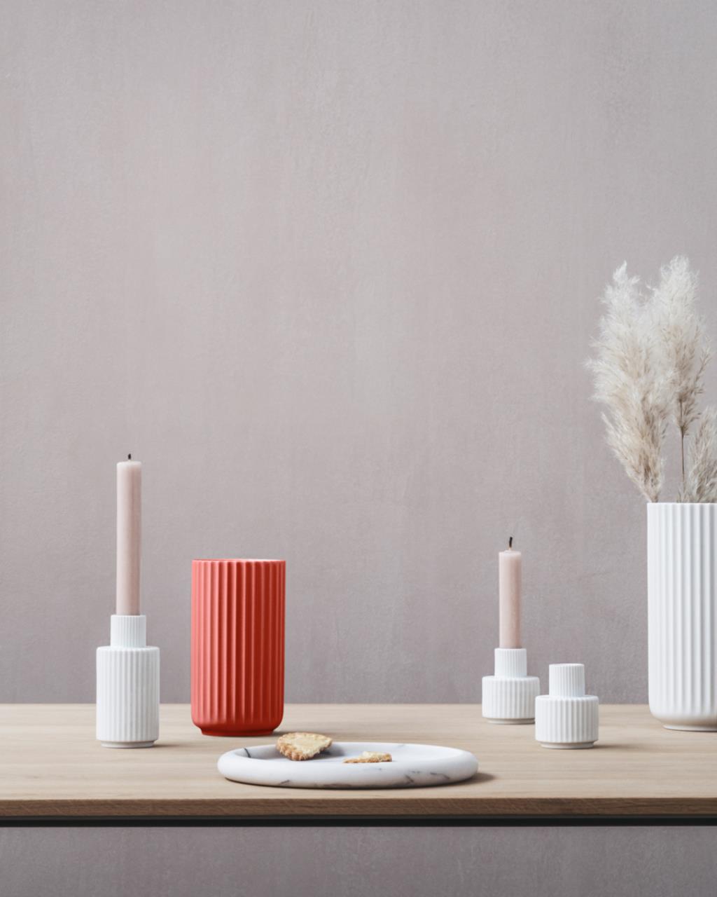Lyngby Vase, 15.5cm, Rot