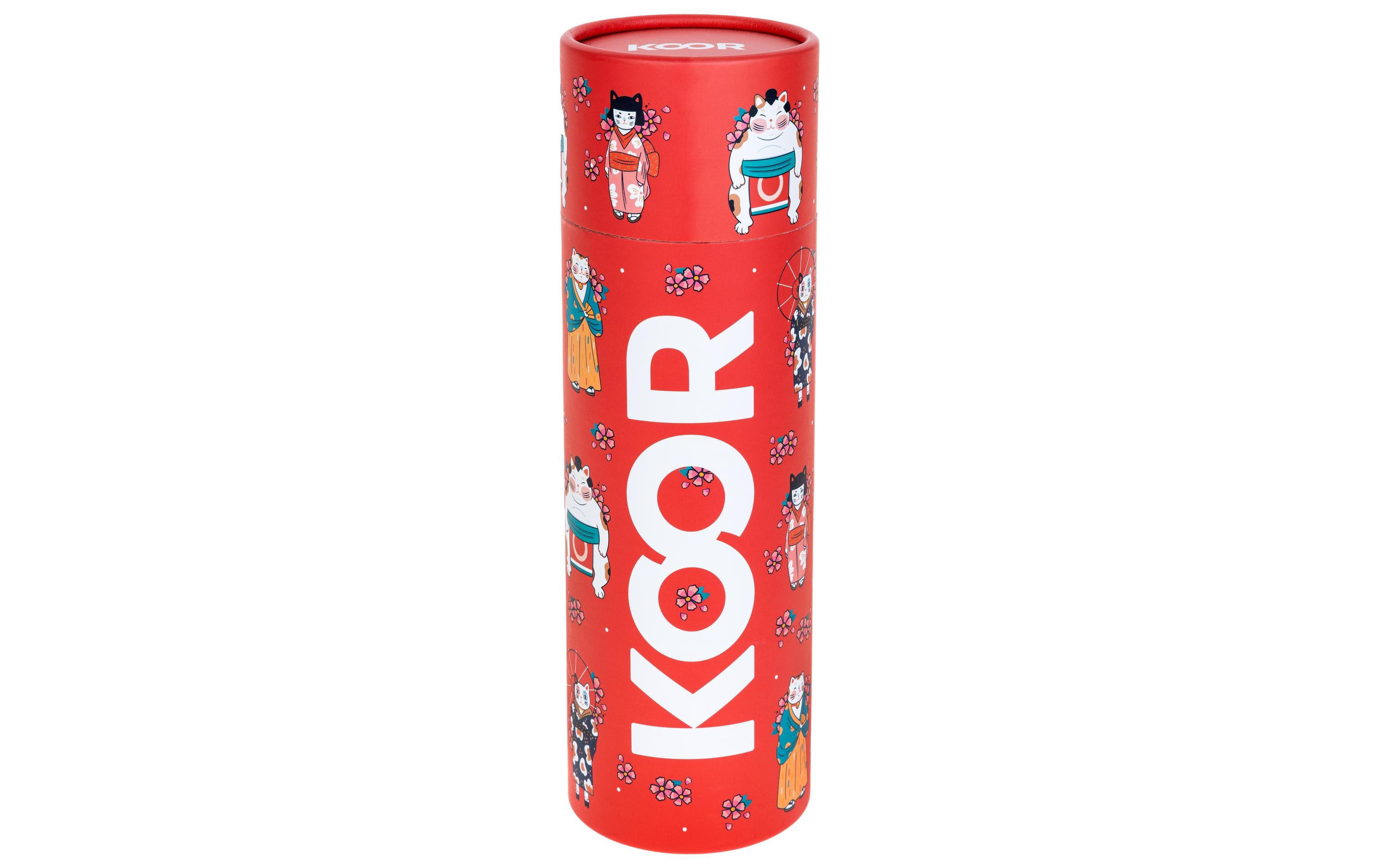 KOOR Flasche Thermo 500ml Japanese Cats
