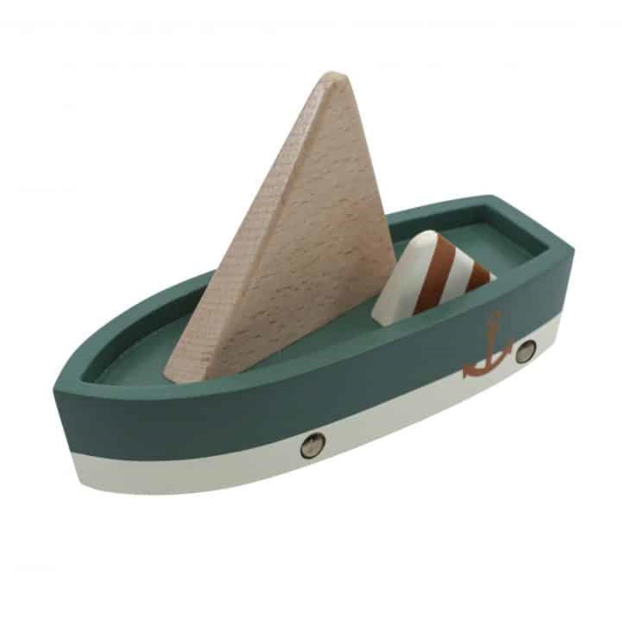 Segelboot aus Holz Segelboot aus Holz