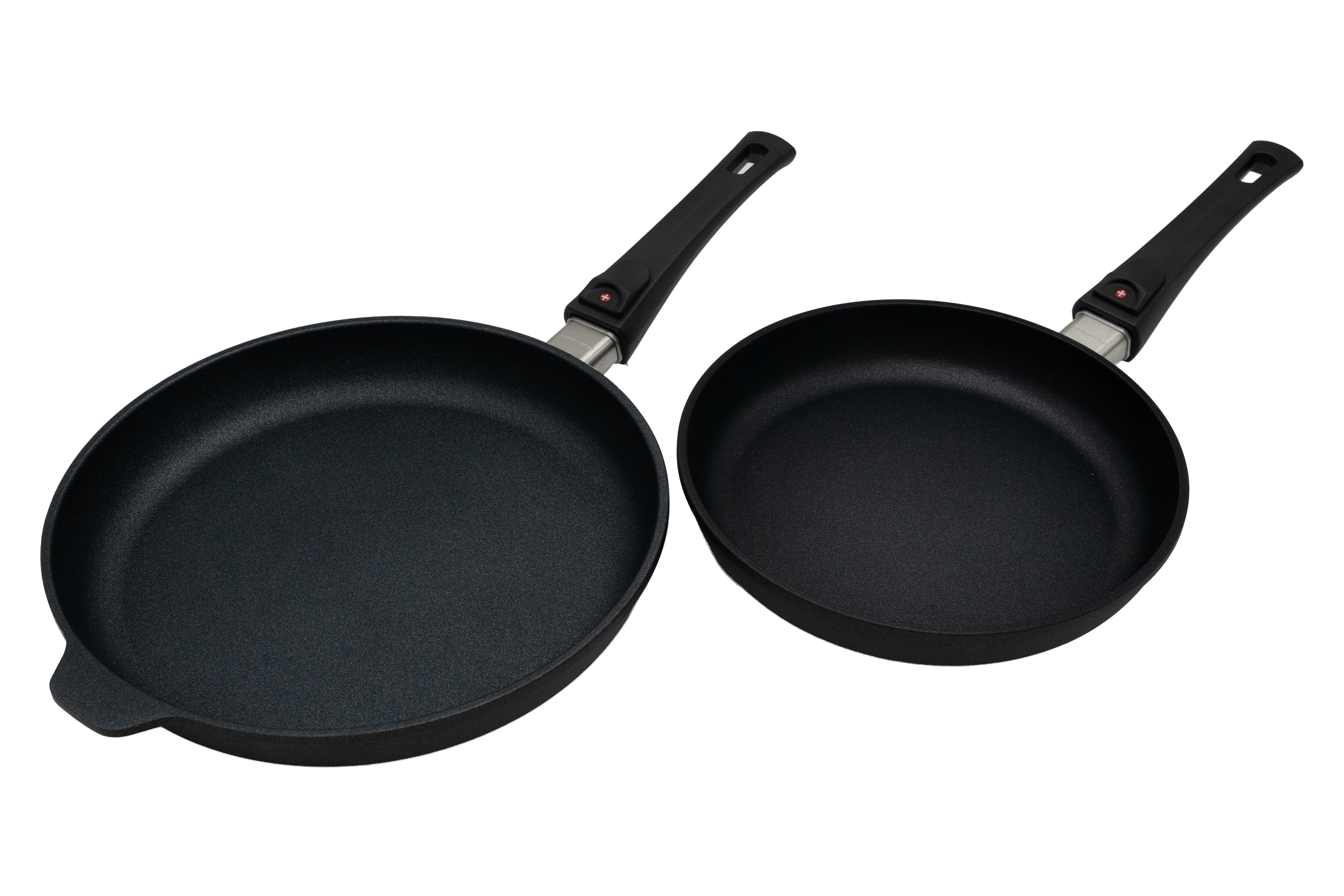 Bratpfannen-Set XD + Induktion Ø 24/28 cm mit einem abnehmbaren Griff
