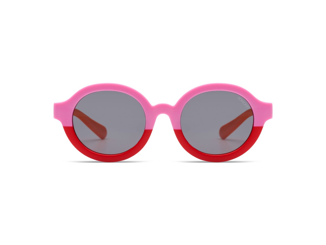 Kinderbrille, RundGläser, PinkRot, Kunststoffrahmen, Ray-sz-Style