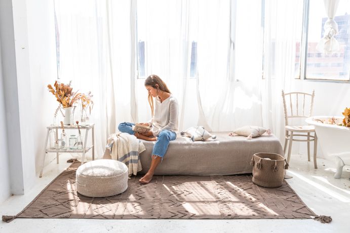 Rug Tribu Soil Brown - L Rug Tribu Soil Brown - L