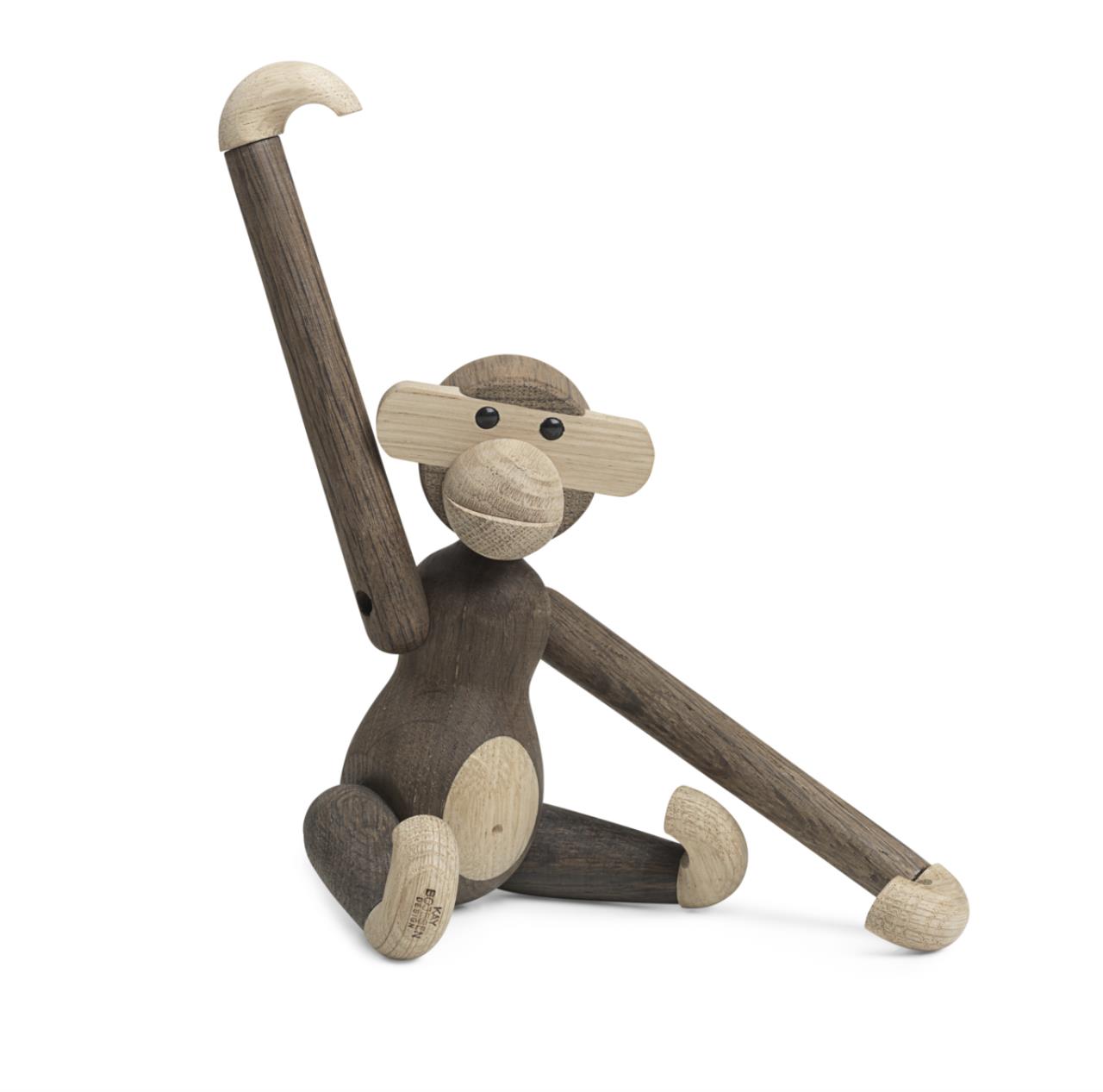Affe klein, 18.5cm, Eiche