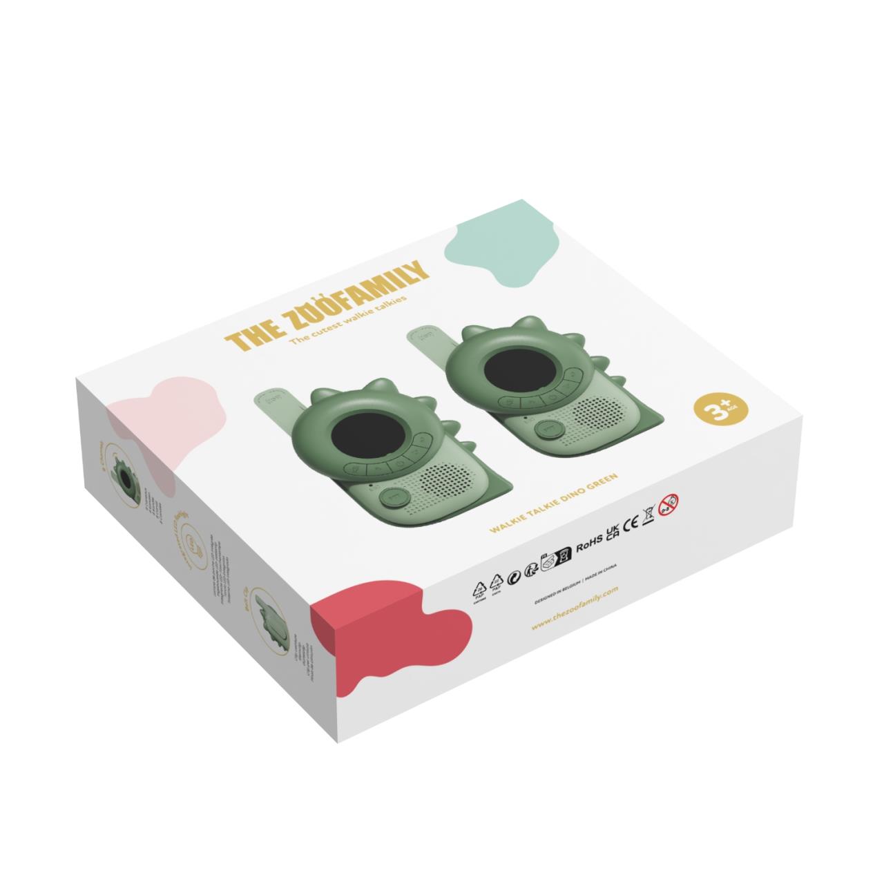 Walkie Talkie WT - Zoo, Dino Green