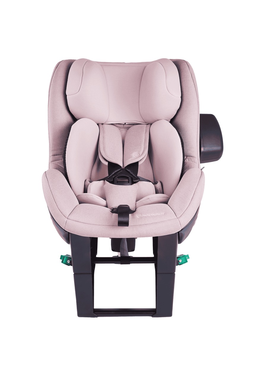 Kinderautositz, Hochstuhl, Sitzkissen, Gurt, Rosa