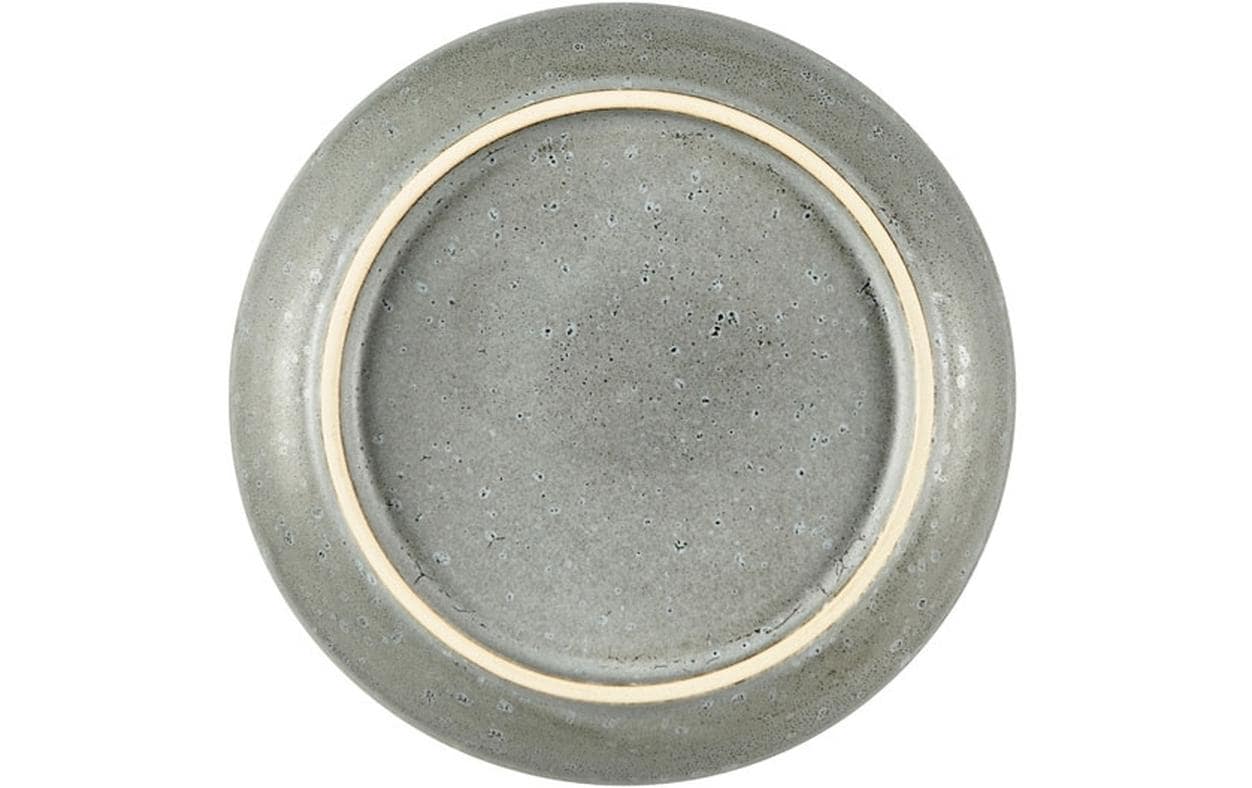 platte, teller, keramik, grau, unbezeichnet