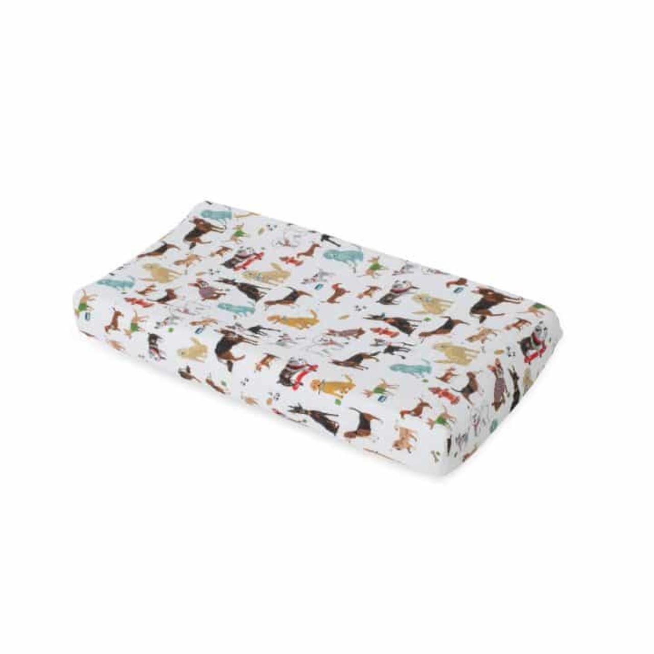 Baumwoll-Muslin Überzug für Wickelunterlage Woof