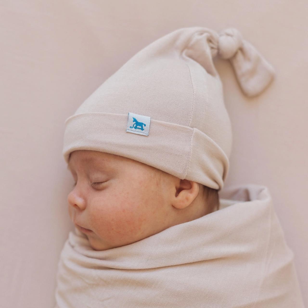 Stretch Knit Swaddle and Hat