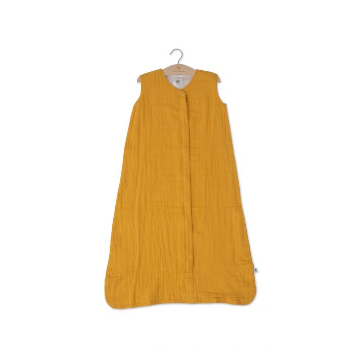 Cotton Muslin Sleeping Bag Gr. XL - Mustard