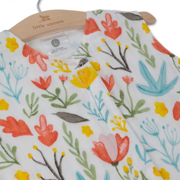 Cotton Muslin Sleeping Bag Gr. L - Meadow