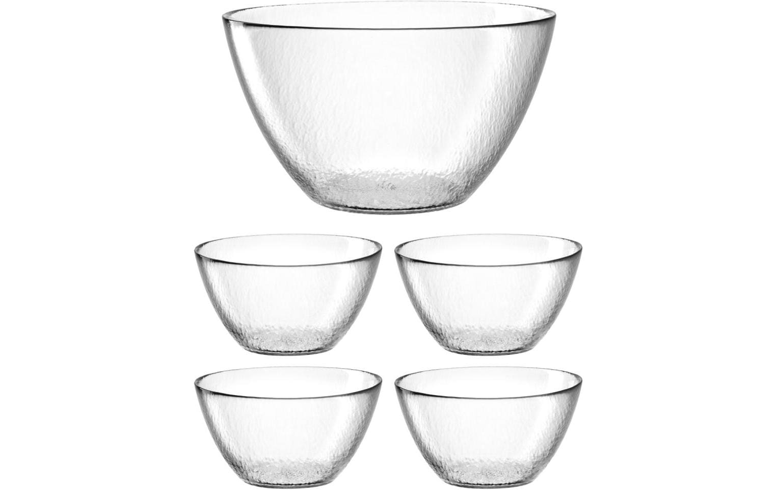 Leonardo Schalenset Attivo 5tlg. Glas, Kelch