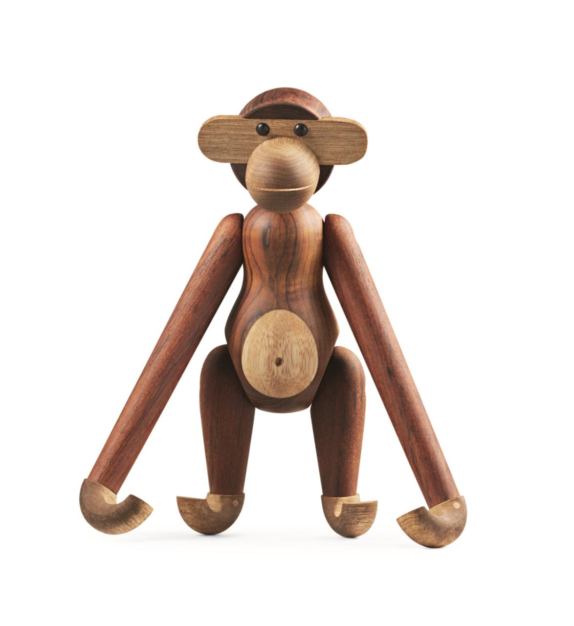 Affe mittel, 28cm, Teak/Limba