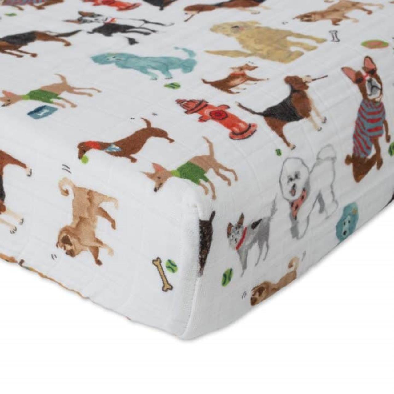 Baumwoll-Muslin Überzug für Wickelunterlage Woof