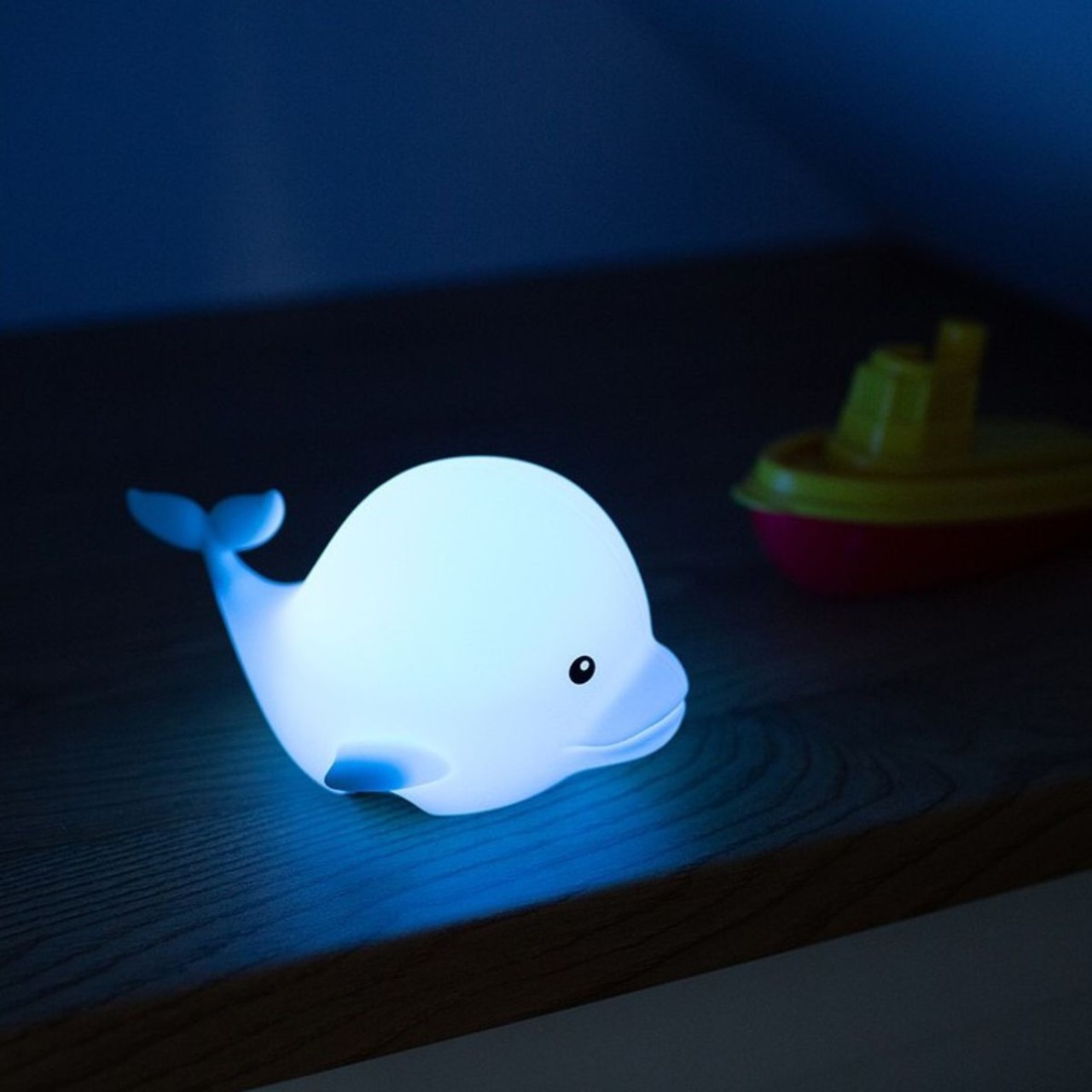 LED, Wal, Nachtlicht, Blau, Spielzeug