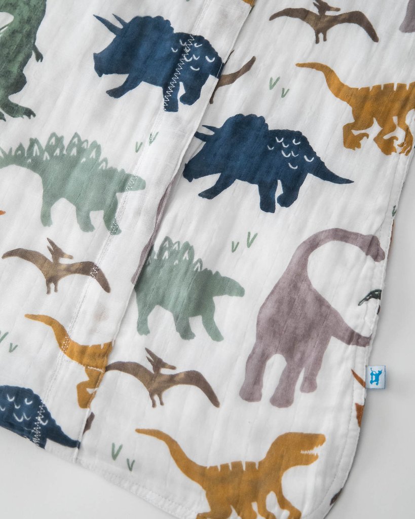 Cotton Muslin Sleeping Bag Gr. M - Dino Friends