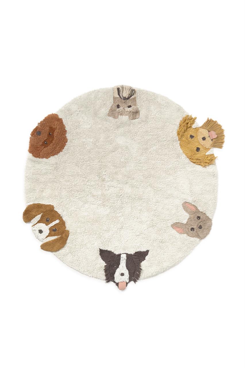 Dekoration für Zuhause, Teppich, Bär, Tierwelt, Hund