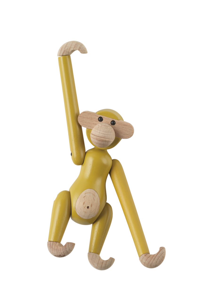 Affe mini, 9.5cm, vintage yellow