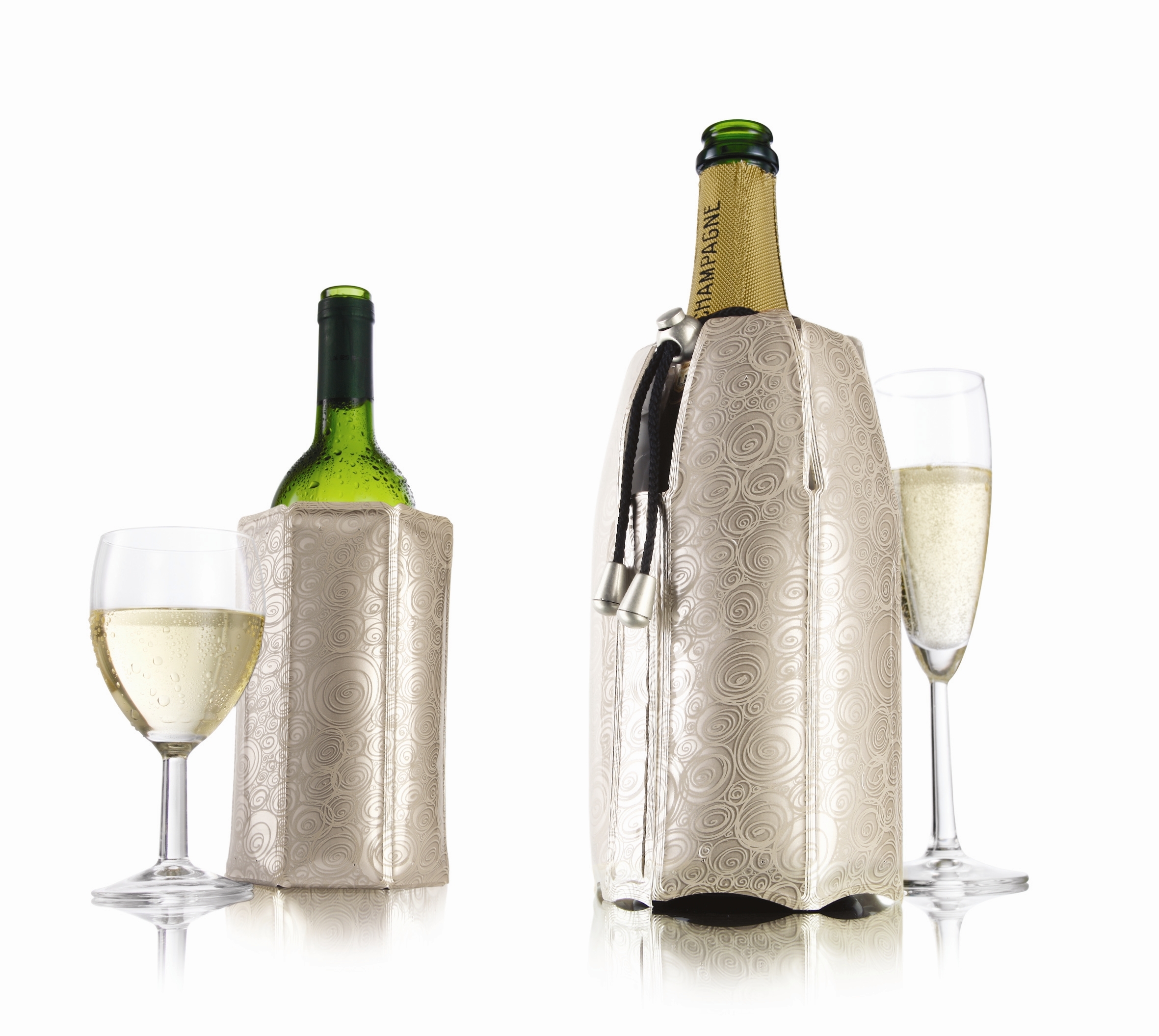 Rapid Wine & Champagne Cooler - Platinum 2er Set Rapid Wine & Champagne Cooler - Platinum 2er Set