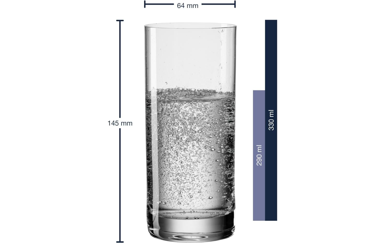 Leonardo Wasserglas Easy L 330ml